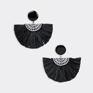 Vineyard Vines Raffia Fan Earrings